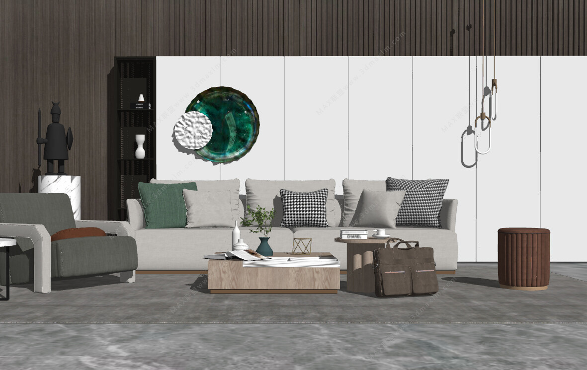 85 LIVING ROOM SKETCHUP 3D MODELS VOL01 - SKETCHUP