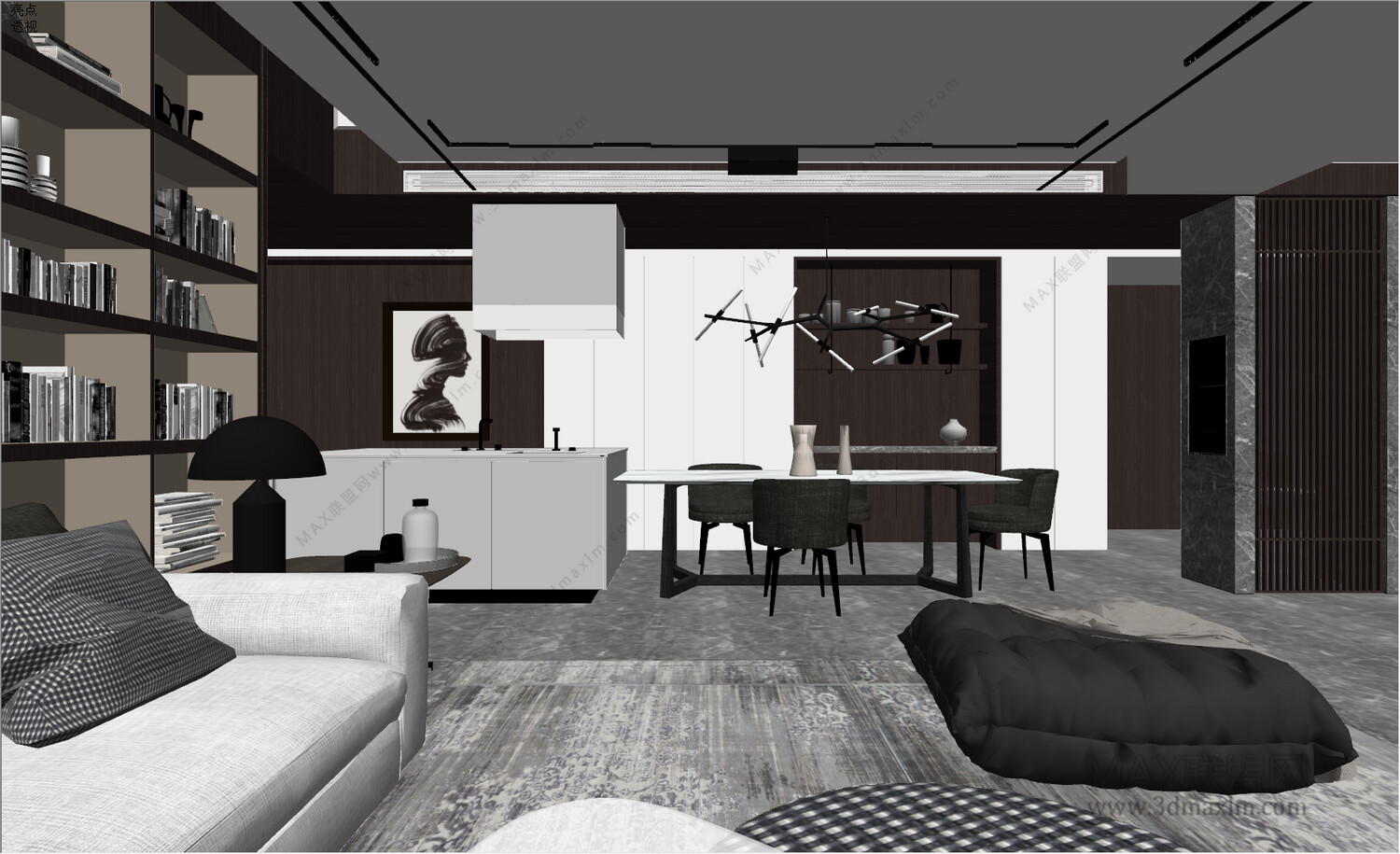 85 LIVING ROOM SKETCHUP 3D MODELS VOL01 - SKETCHUP