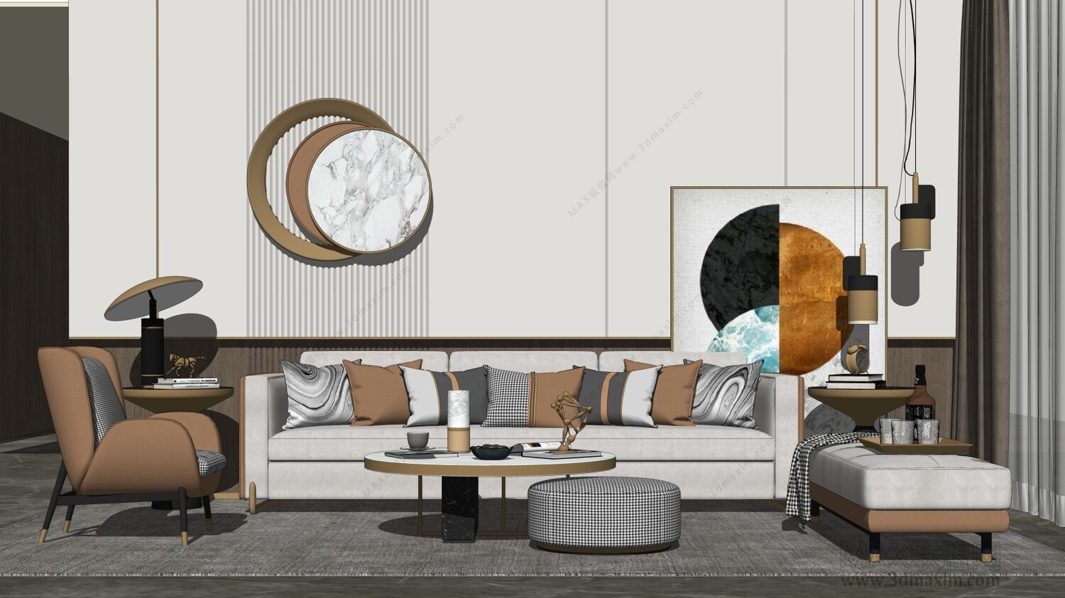 85 LIVING ROOM SKETCHUP 3D MODELS VOL01 - SKETCHUP