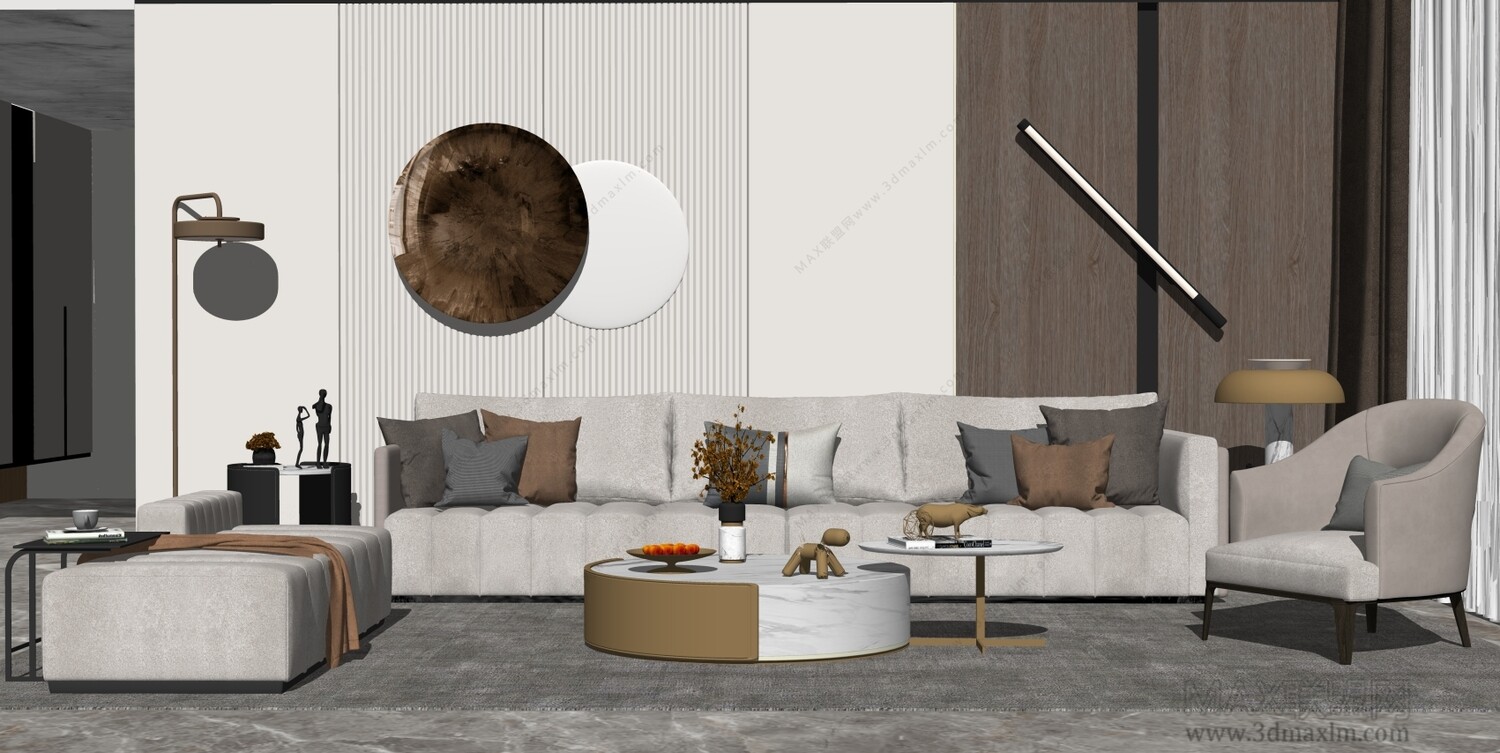 85 LIVING ROOM SKETCHUP 3D MODELS VOL01 - SKETCHUP