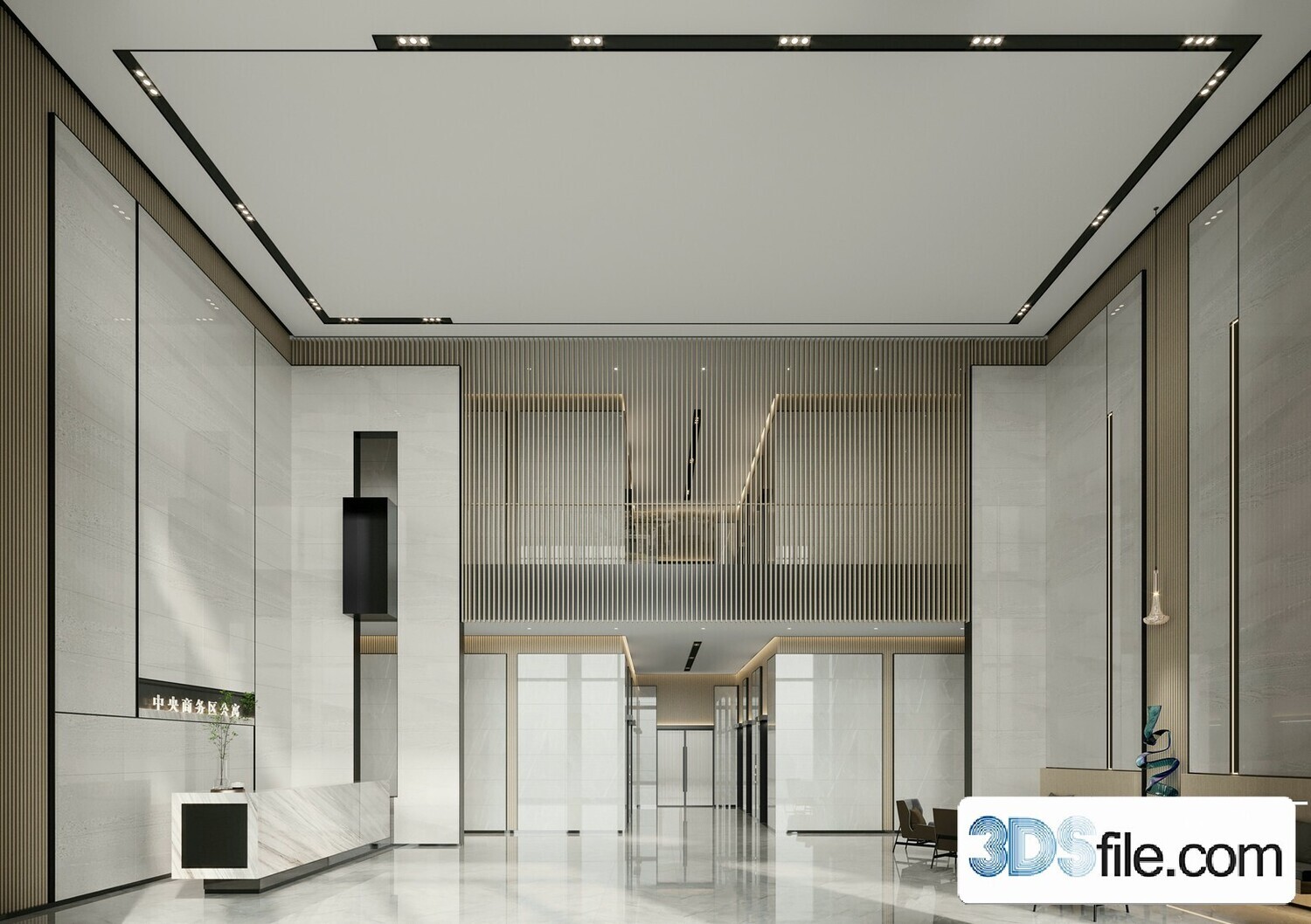10 Lobby Design 3d Models Vol.06 - Co.ro.na