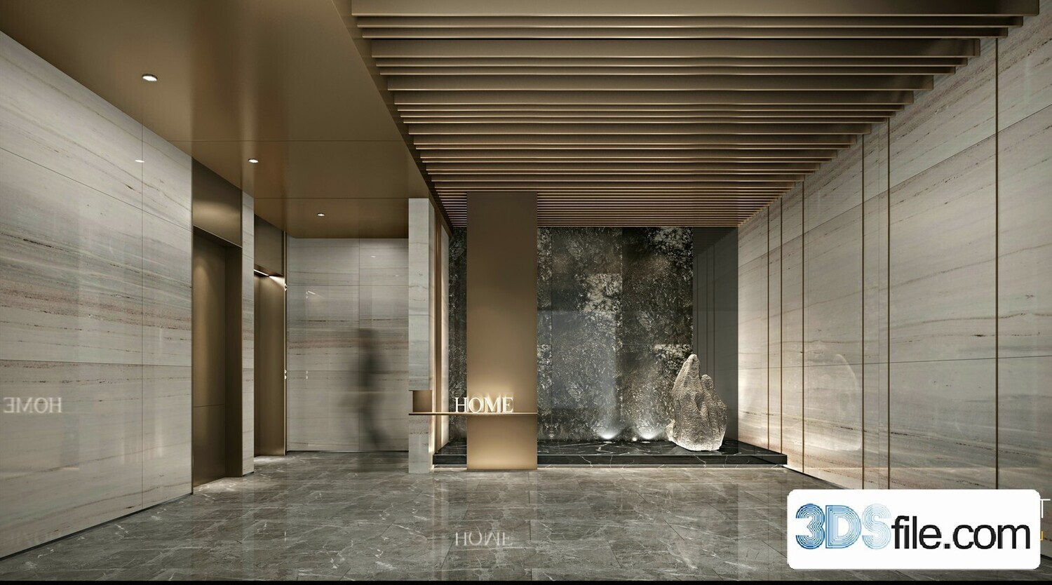 10 Lobby Design 3d Models Vol.06 - Co.ro.na