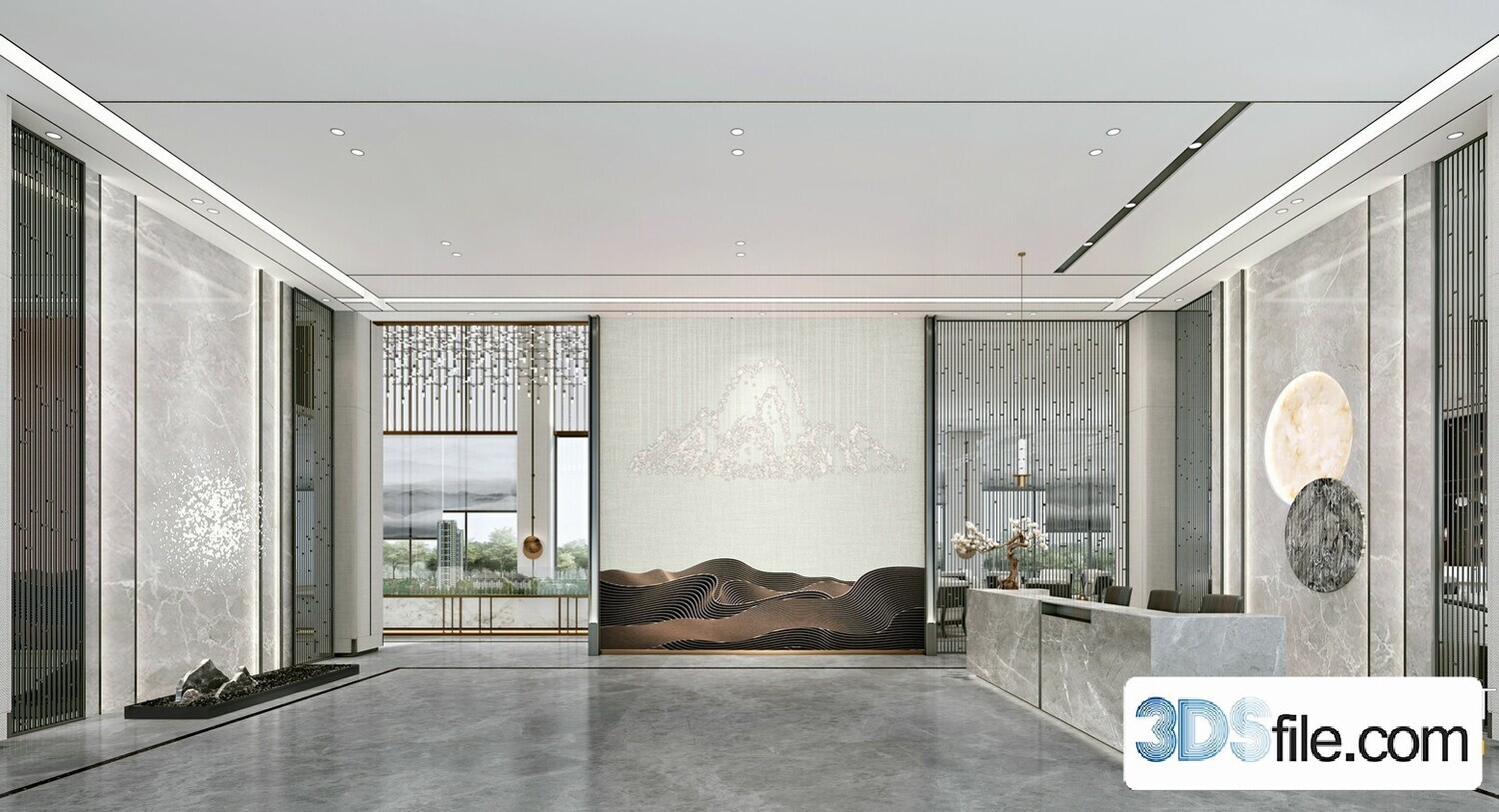 10 Lobby Design 3d Models Vol.06 - Co.ro.na