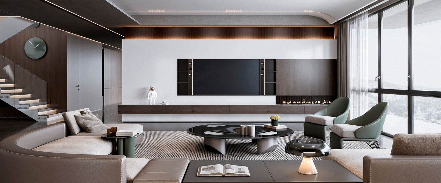 FREE LIVING ROOM 3D MODELS 39 - VRAY