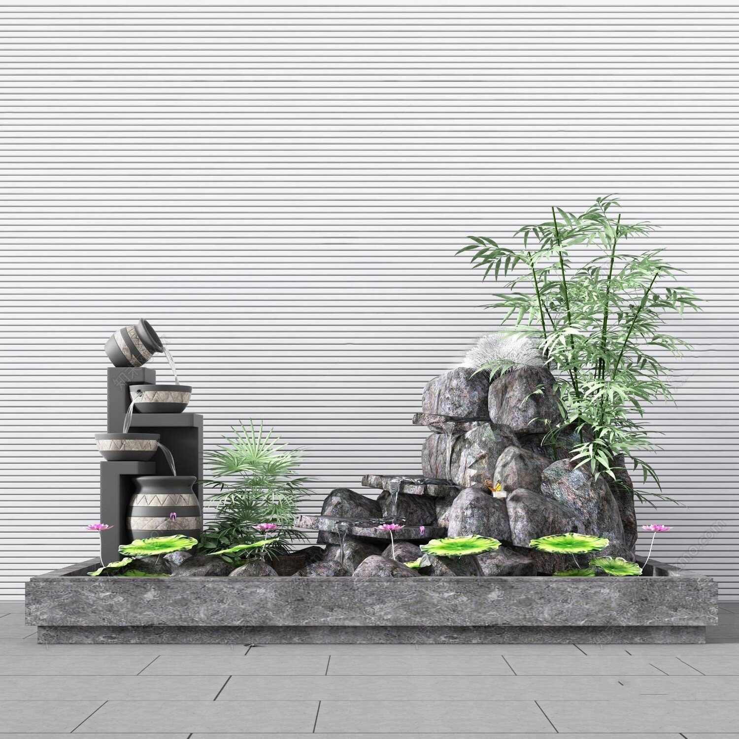 36 Outdoor Decor 3d Models Vol.01 - Vray