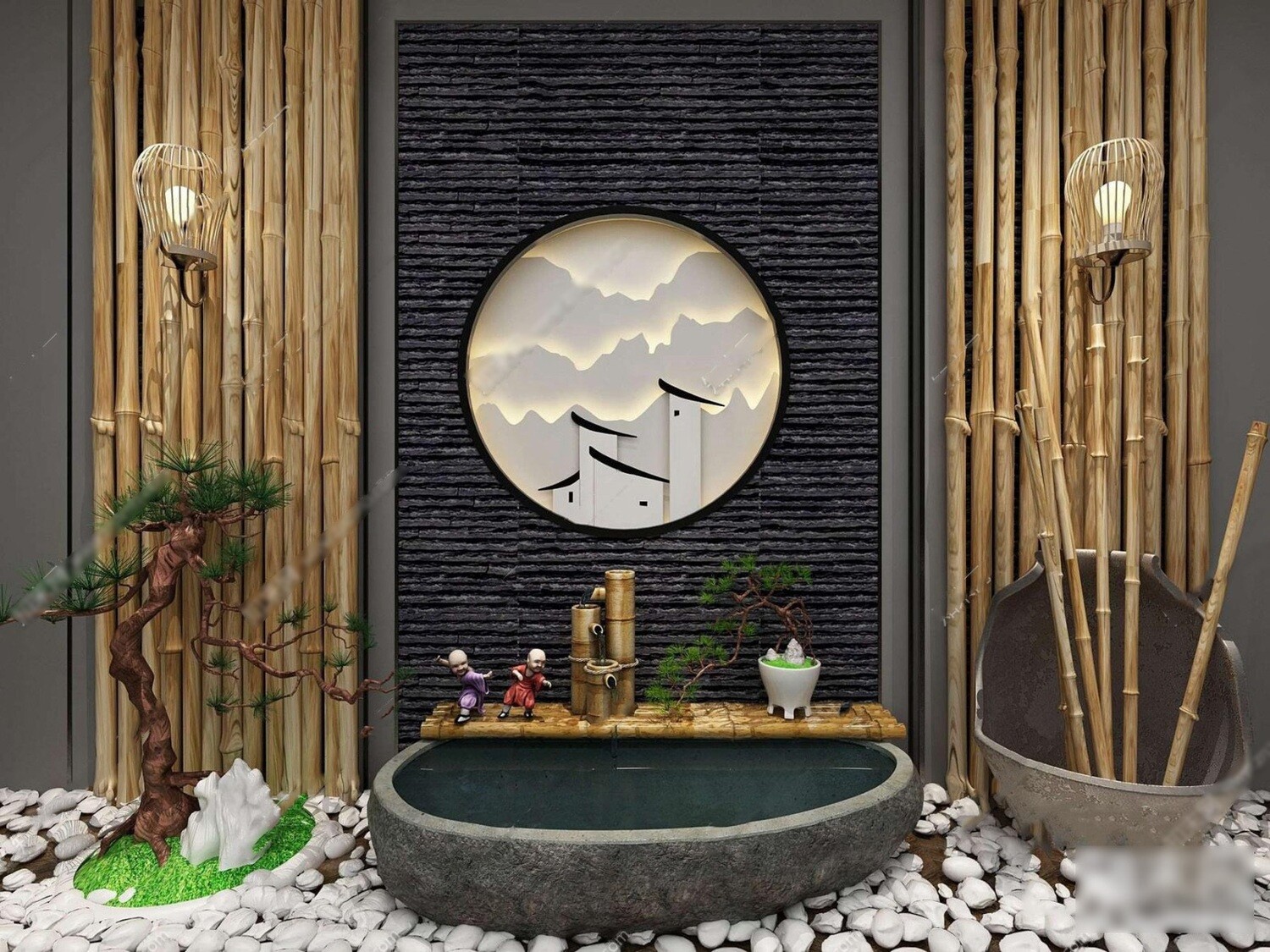 36 Outdoor Decor 3d Models Vol.01 - Vray