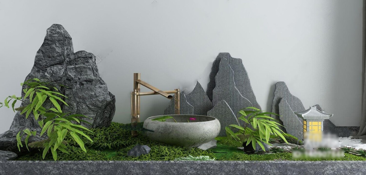 36 Outdoor Decor 3d Models Vol.01 - Vray