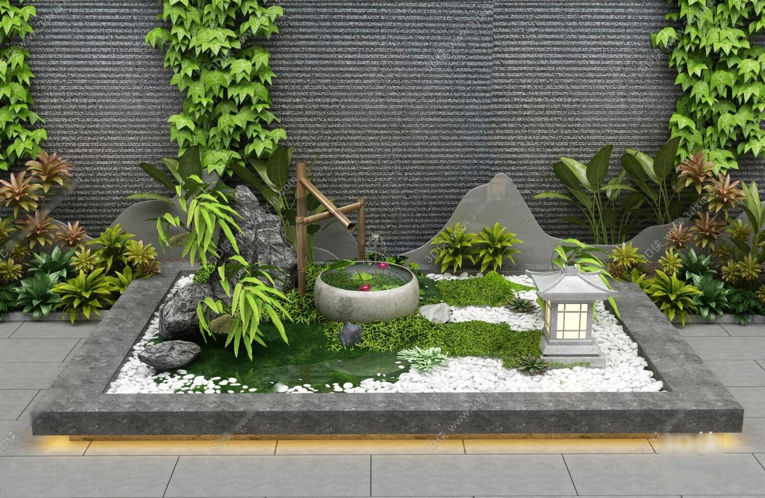 36 Outdoor Decor 3d Models Vol.01 - Vray