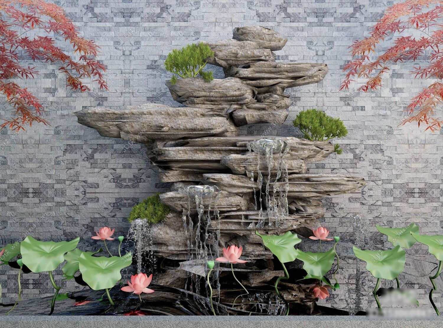 36 Outdoor Decor 3d Models Vol.01 - Vray