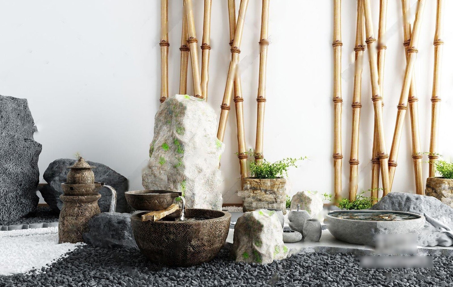 36 Outdoor Decor 3d Models Vol.01 - Vray