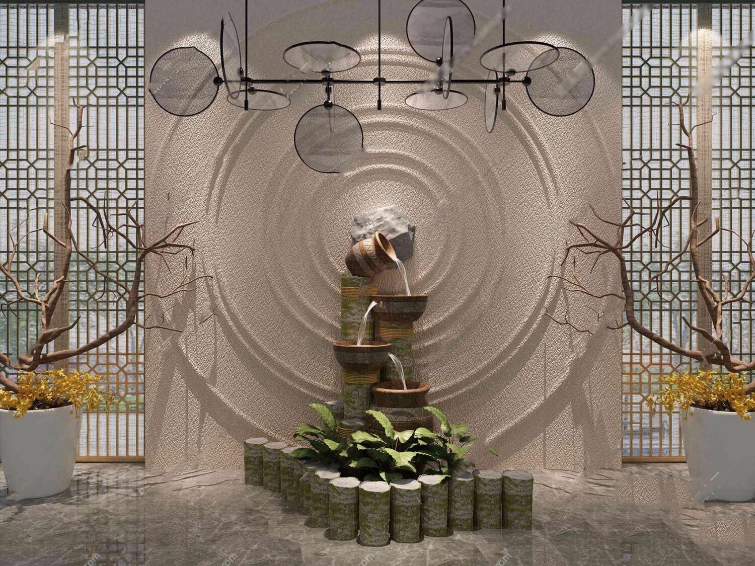 36 Outdoor Decor 3d Models Vol.01 - Vray