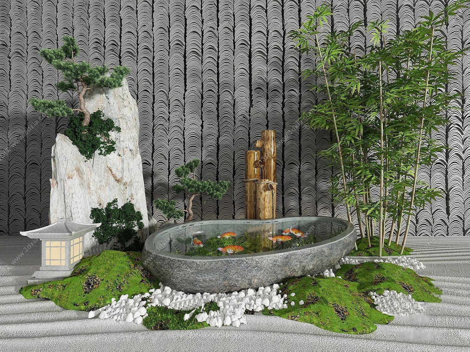 36 Outdoor Decor 3d Models Vol.01 - Vray
