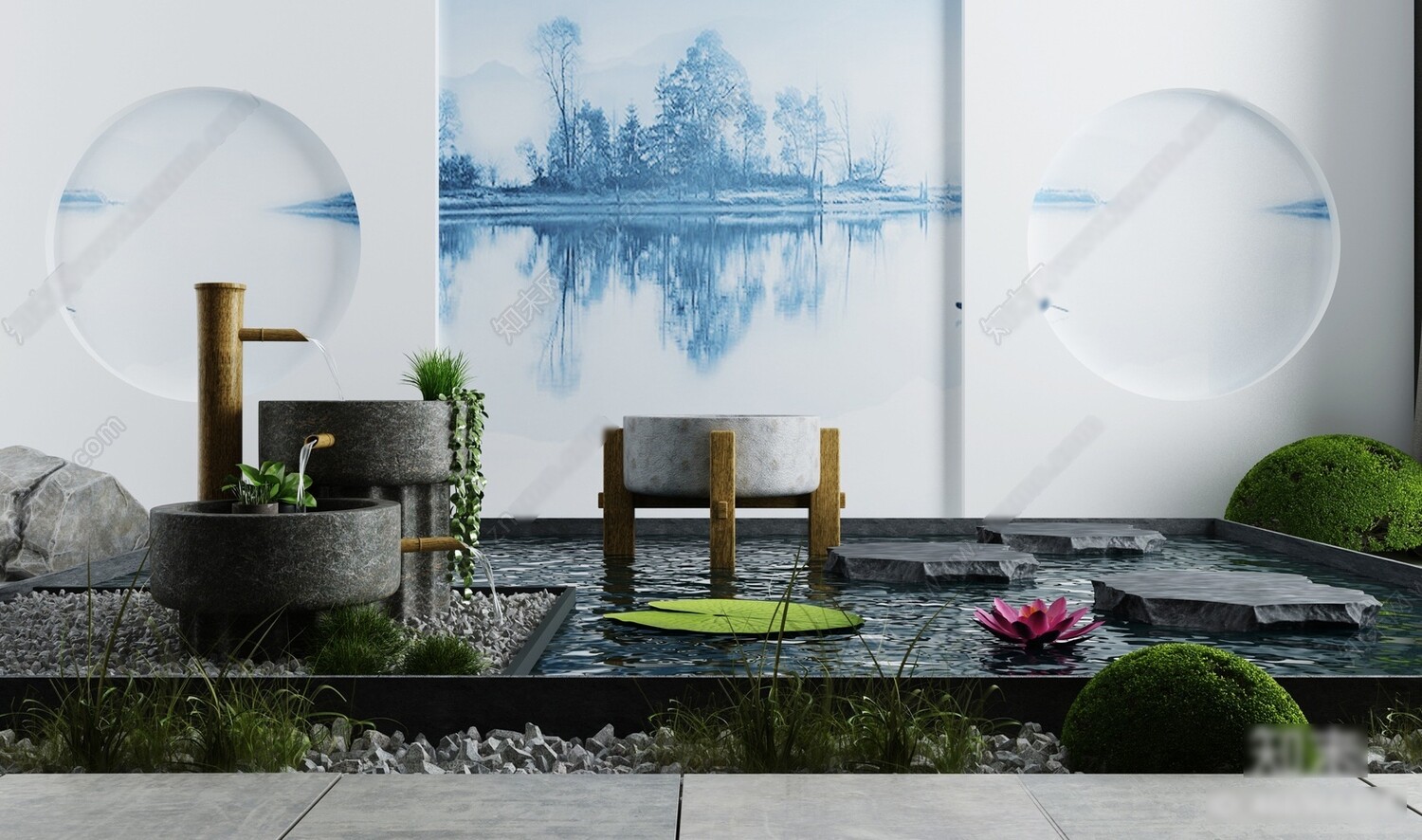 36 Outdoor Decor 3d Models Vol.01 - Vray