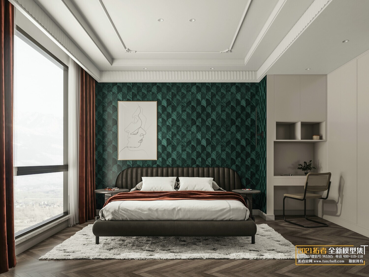 31 BEDROOM 3D MODELS VOL.14 - CO.RO.NA