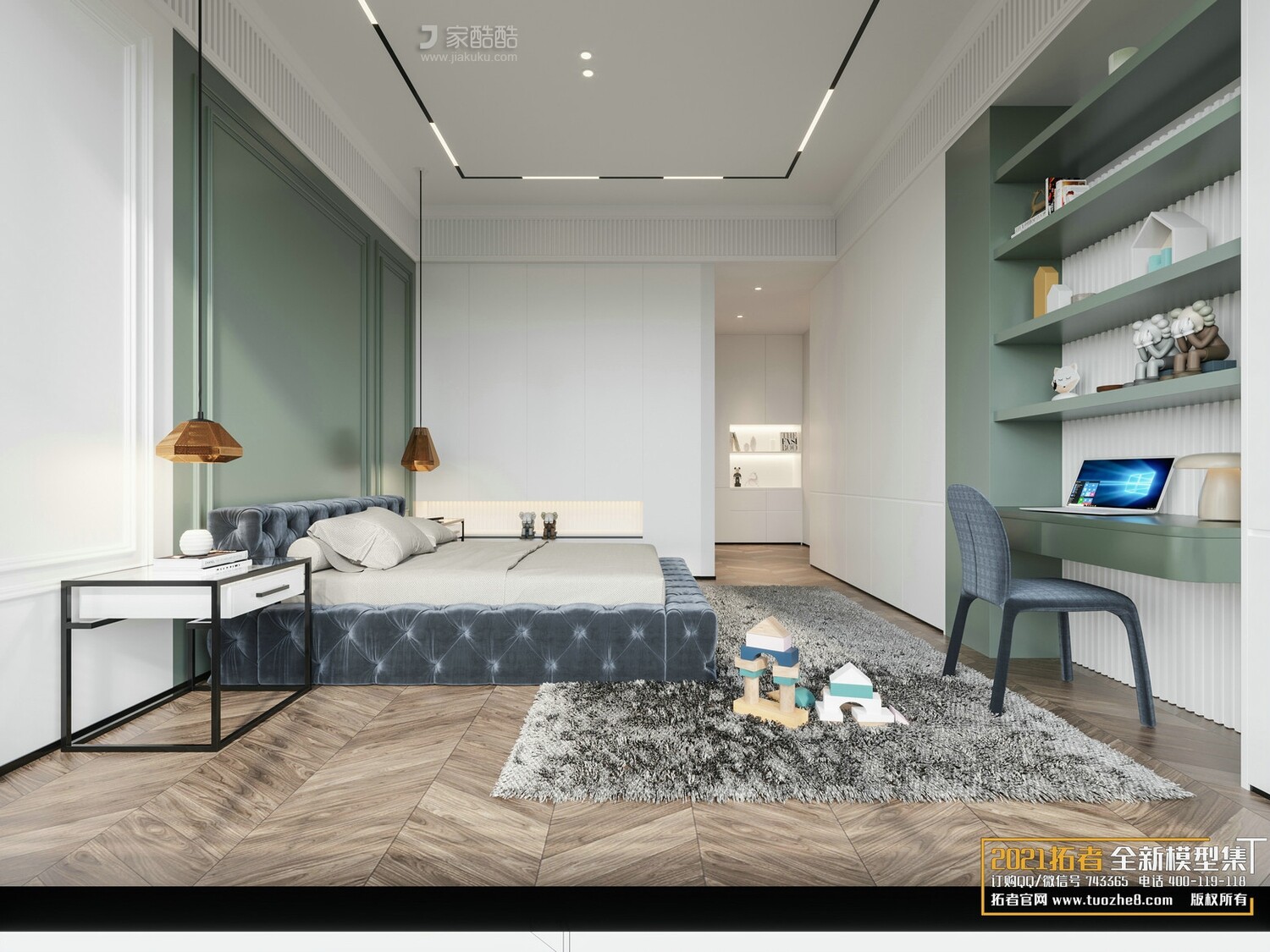 31 BEDROOM 3D MODELS VOL.14 - CO.RO.NA