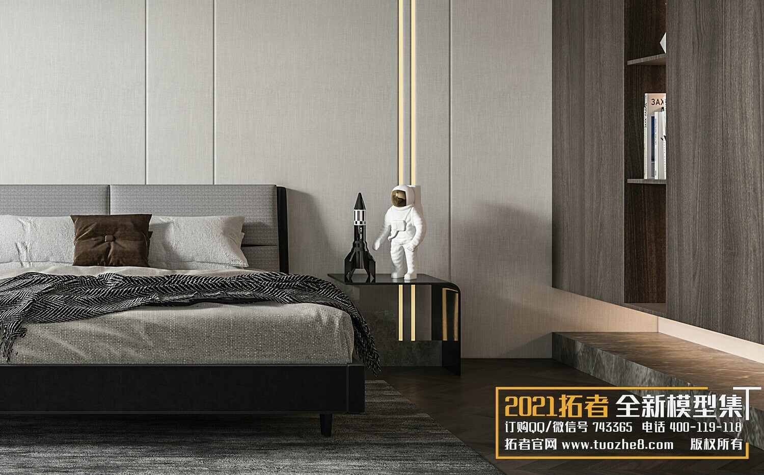 31 BEDROOM 3D MODELS VOL.14 - CO.RO.NA