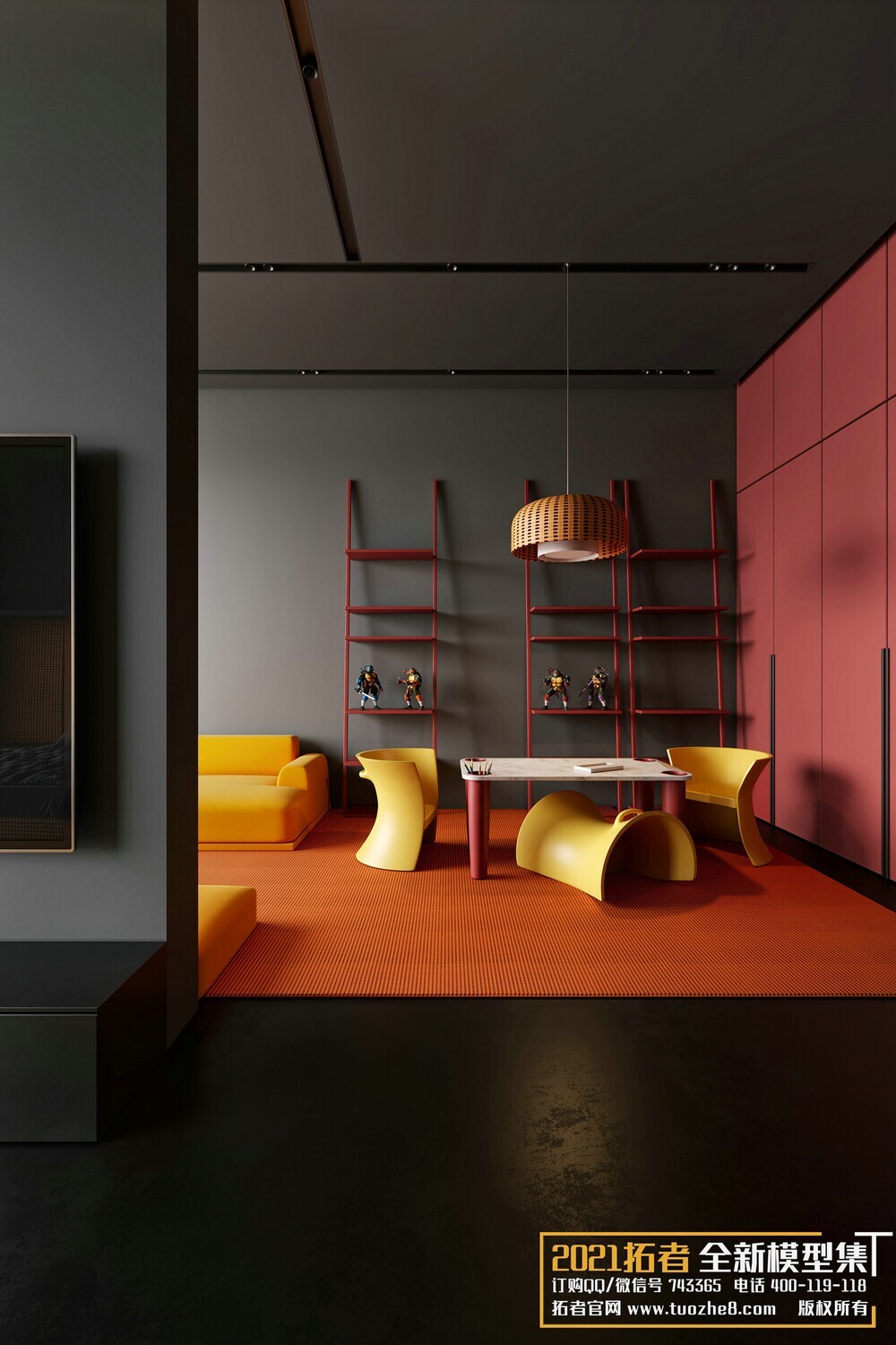 31 BEDROOM 3D MODELS VOL.14 - CO.RO.NA
