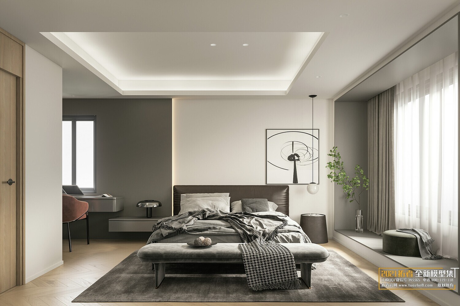 31 BEDROOM 3D MODELS VOL.14 - CO.RO.NA
