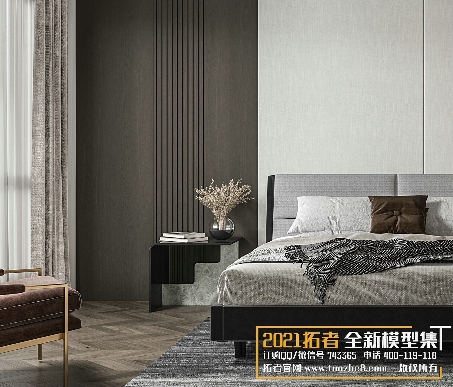 31 BEDROOM 3D MODELS VOL.14 - CO.RO.NA