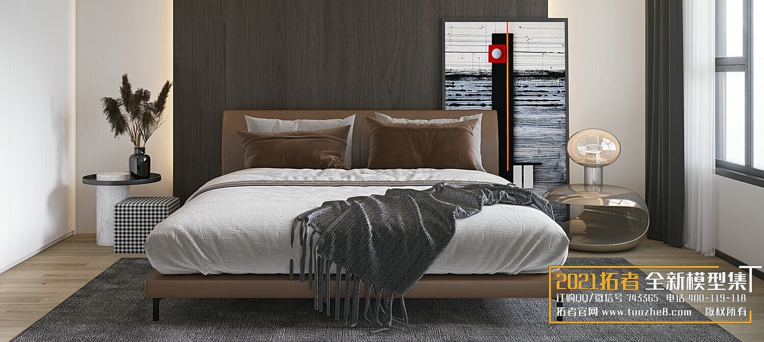 31 BEDROOM 3D MODELS VOL.14 - CO.RO.NA