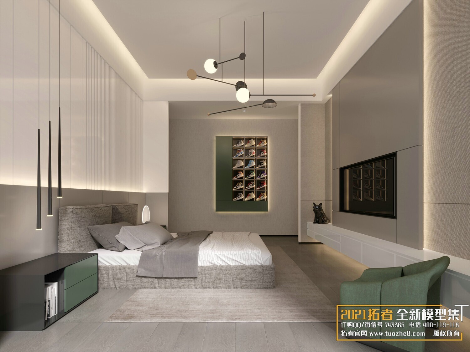 31 BEDROOM 3D MODELS VOL.14 - CO.RO.NA