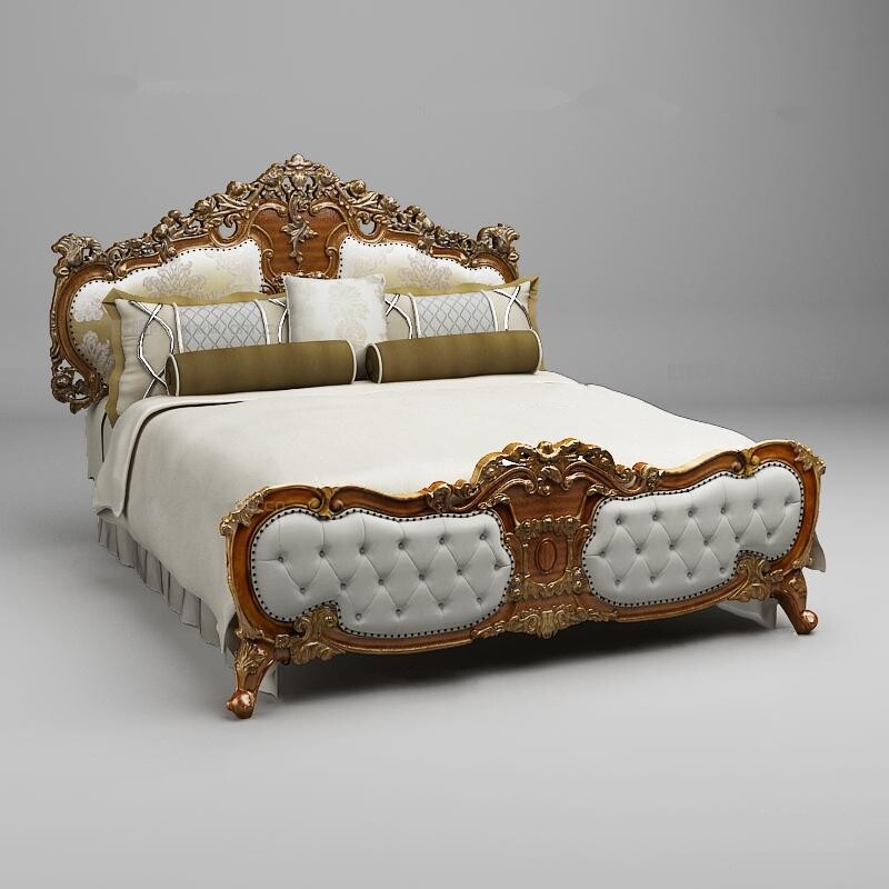 90 Classic bed 3d models vol.15-Vray