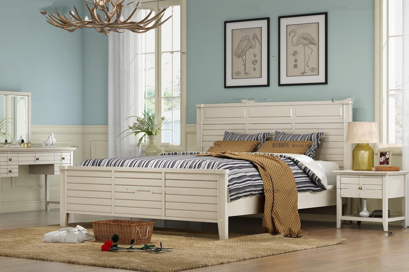 90 Classic bed 3d models vol.15-Vray