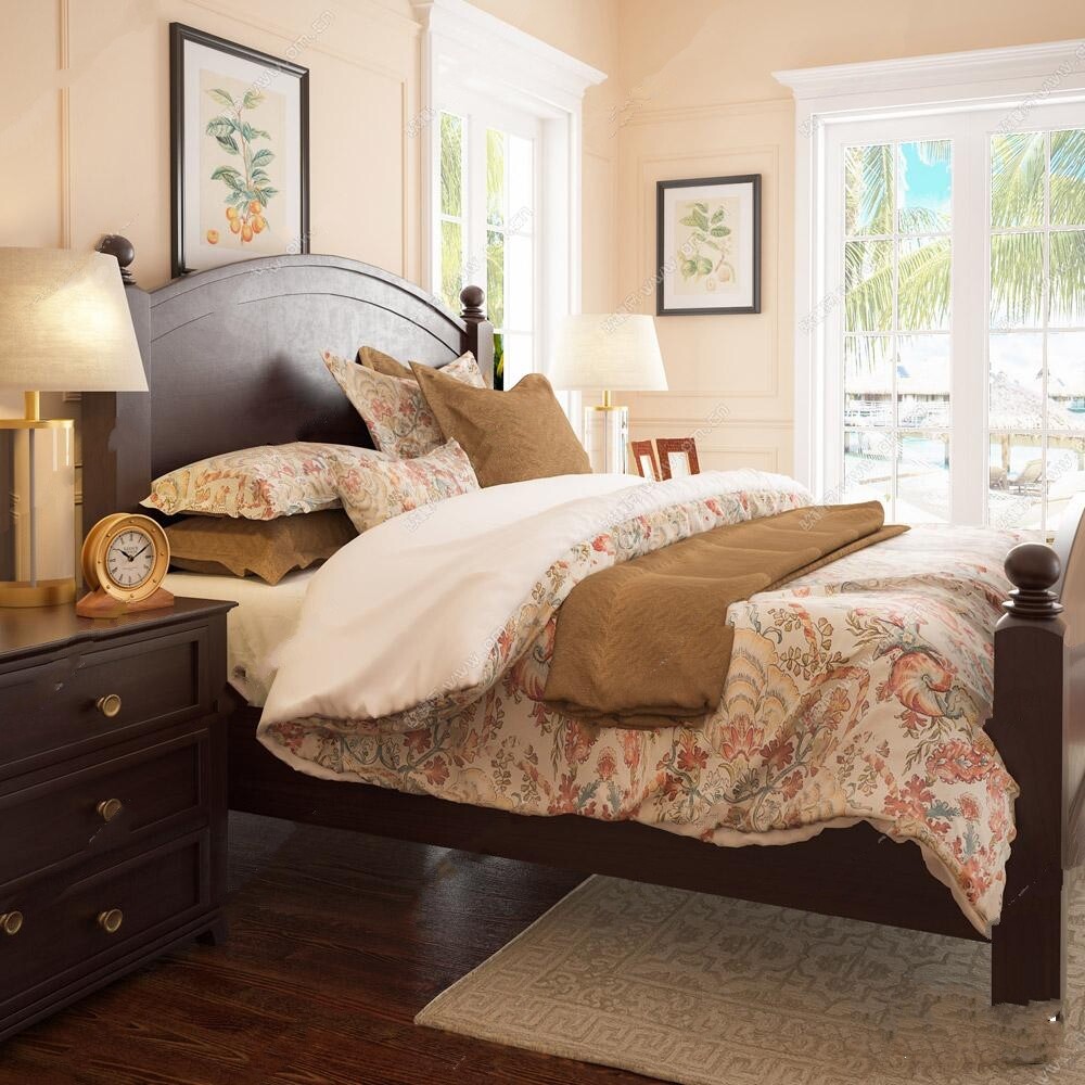 90 Classic bed 3d models vol.15-Vray