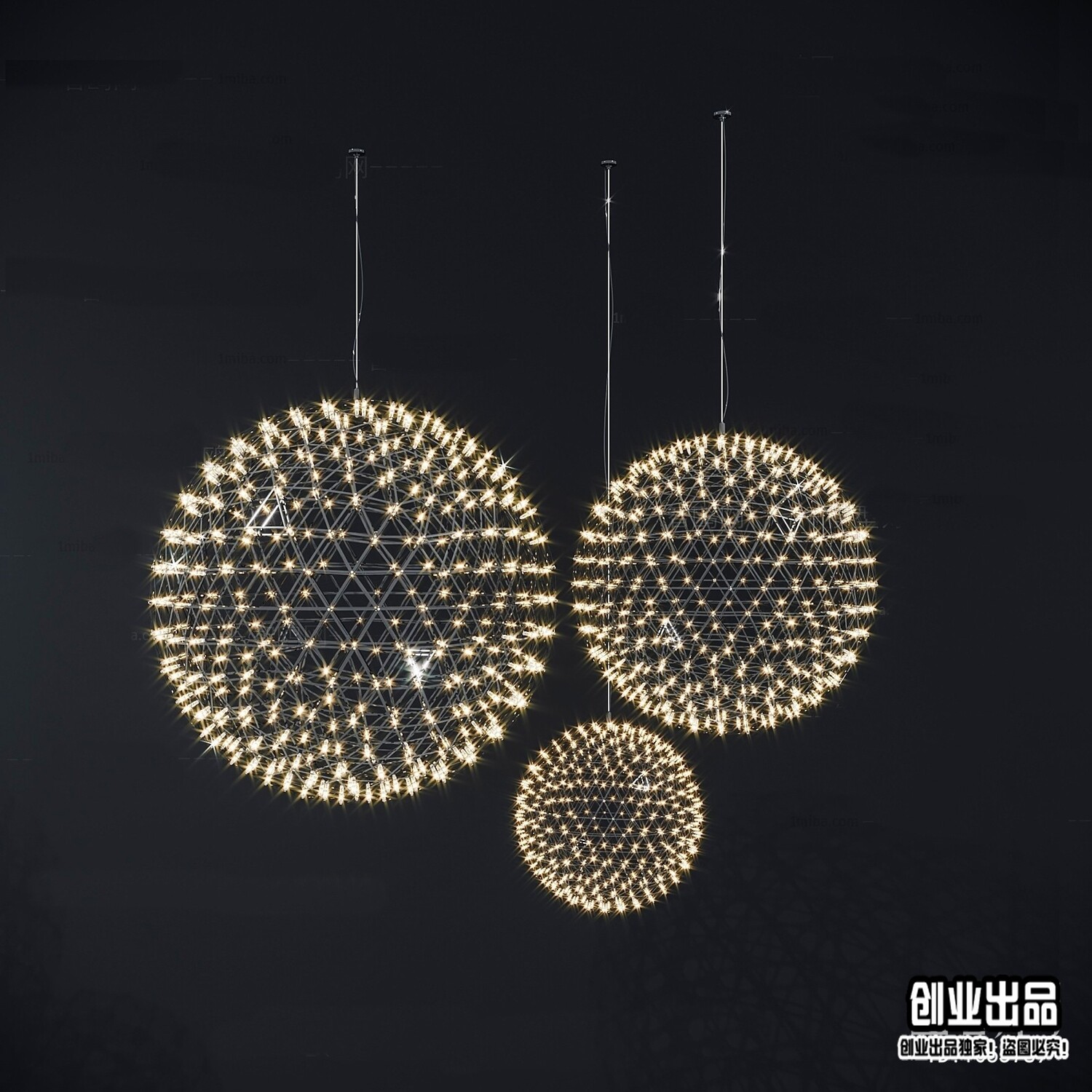 96 Celling Lamp 3d Models Vol.05 - Vray