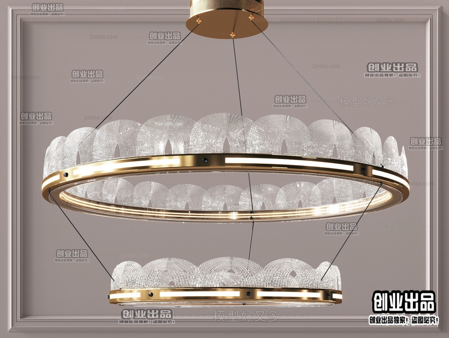 96 Celling Lamp 3d Models Vol.05 - Vray