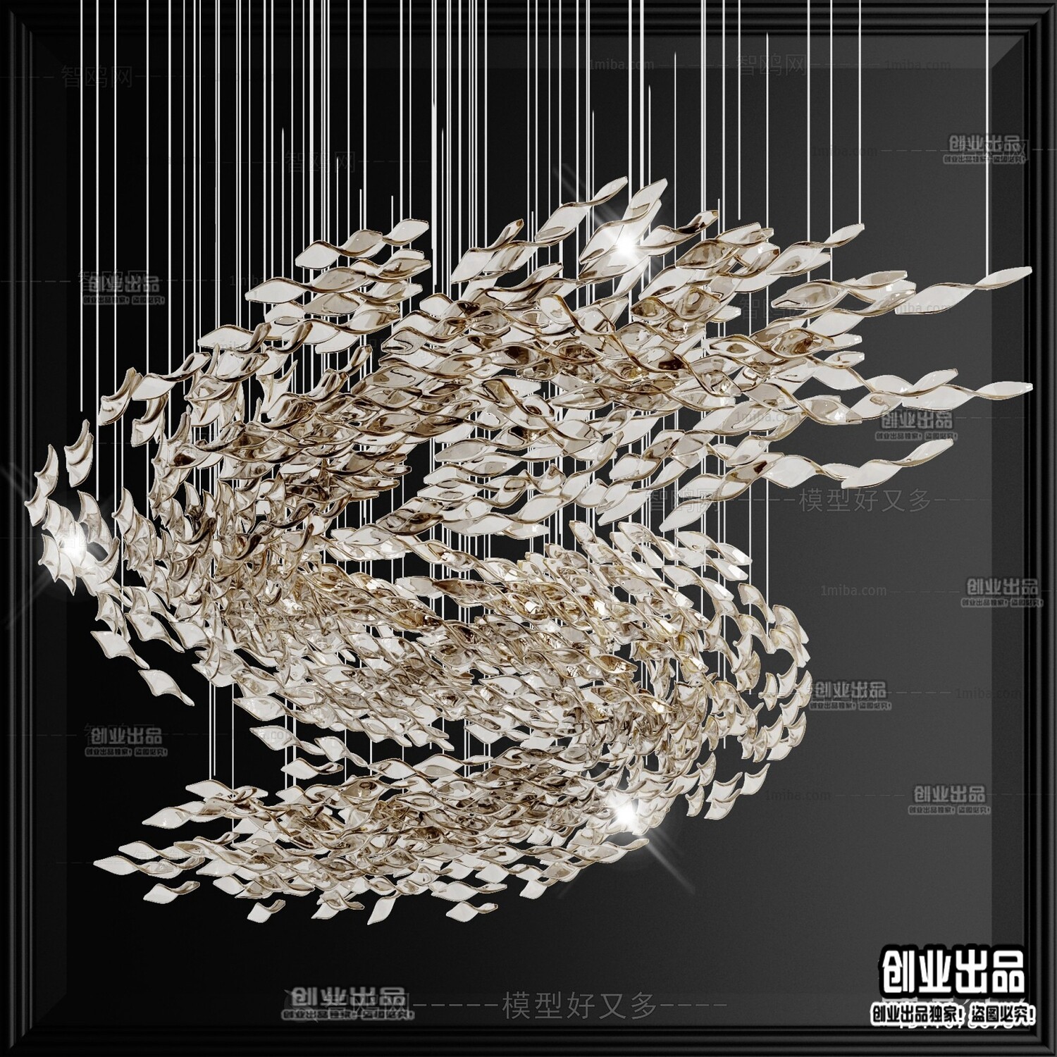 96 Celling Lamp 3d Models Vol.05 - Vray