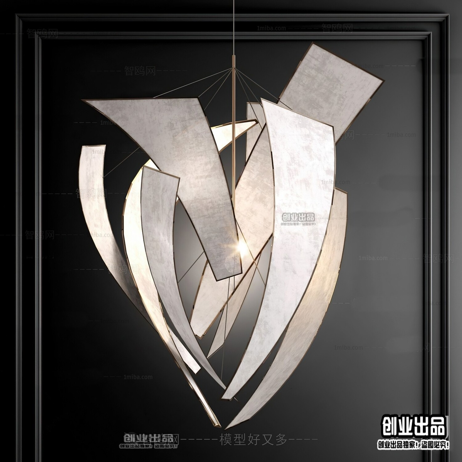96 Celling Lamp 3d Models Vol.05 - Vray