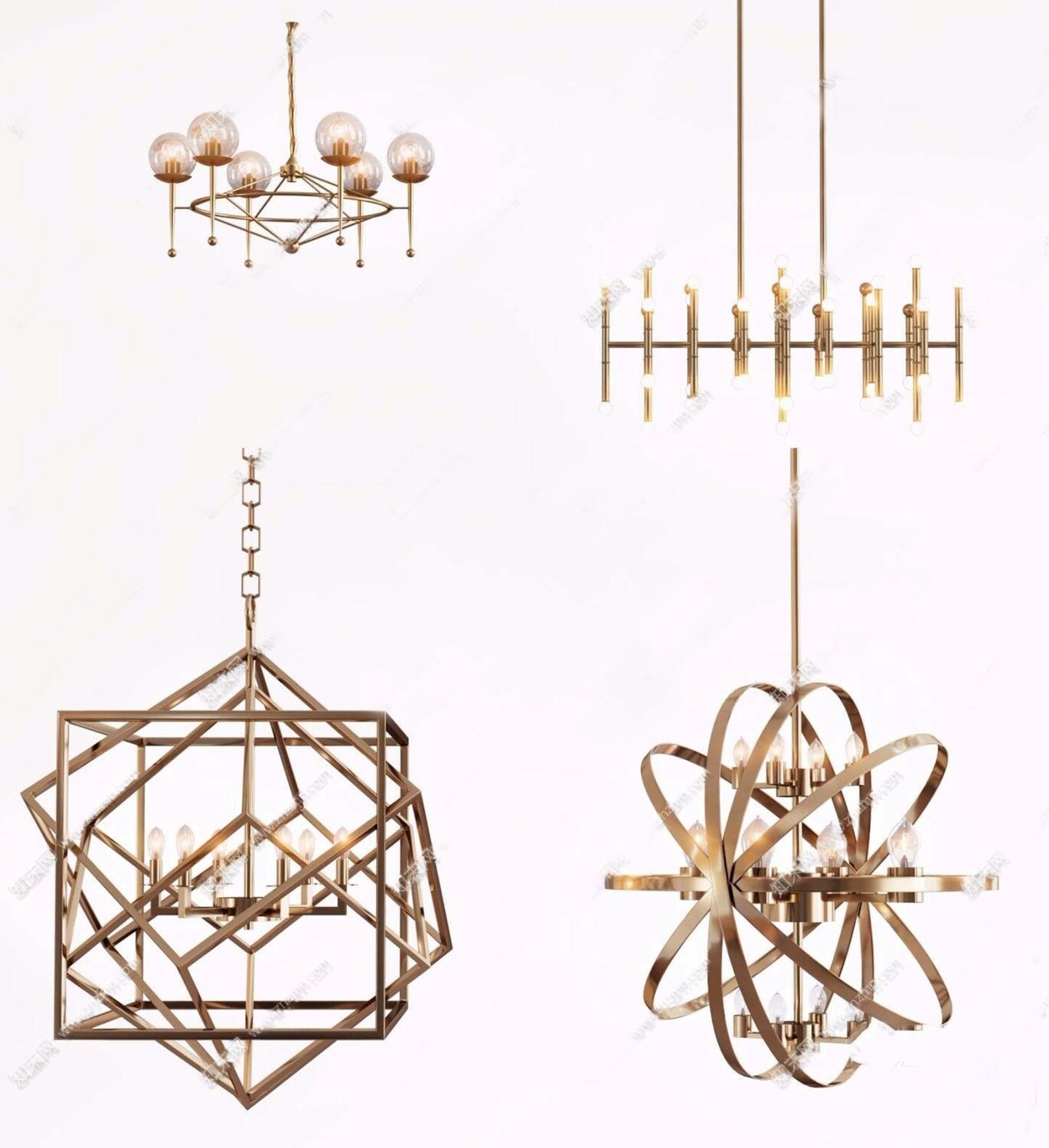 96 Celling Lamp 3d Models Vol.05 - Vray