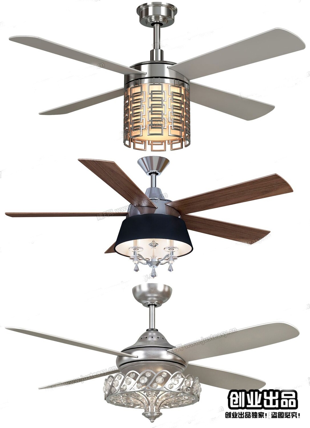 96 Celling Lamp 3d Models Vol.05 - Vray