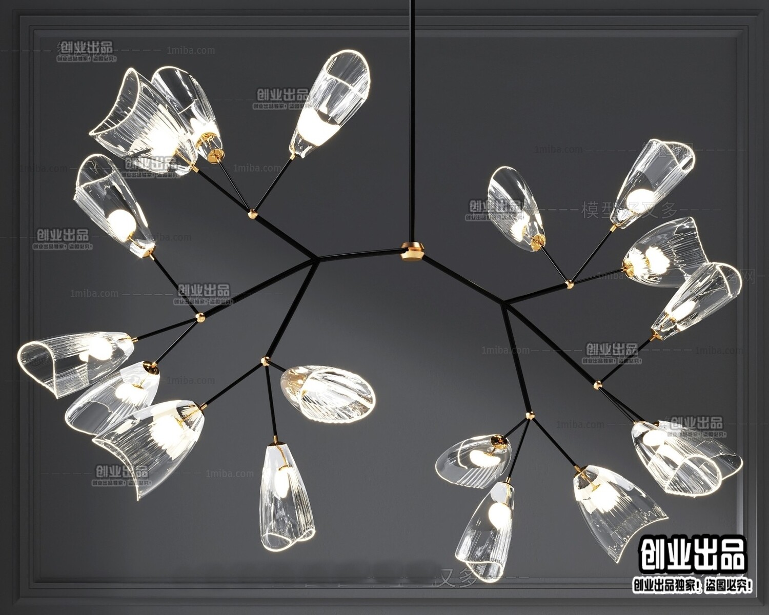 96 Celling Lamp 3d Models Vol.05 - Vray
