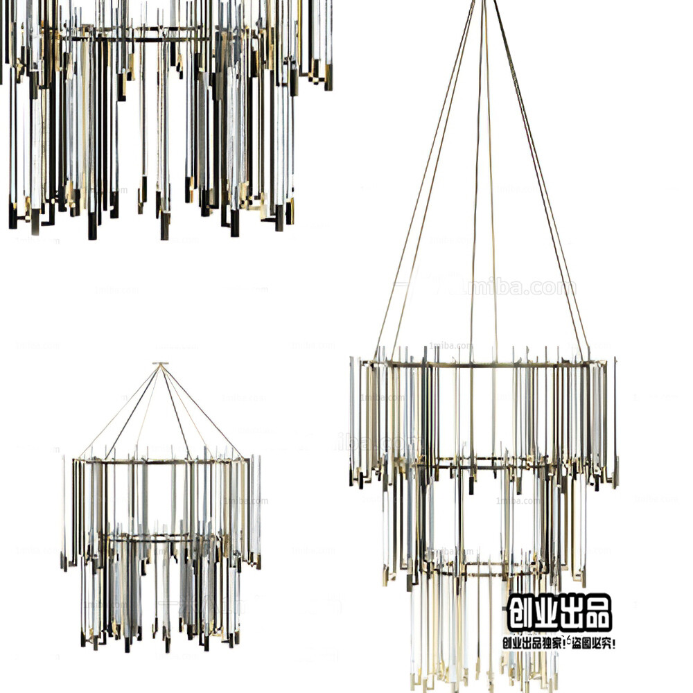 96 Celling Lamp 3d Models Vol.05 - Vray