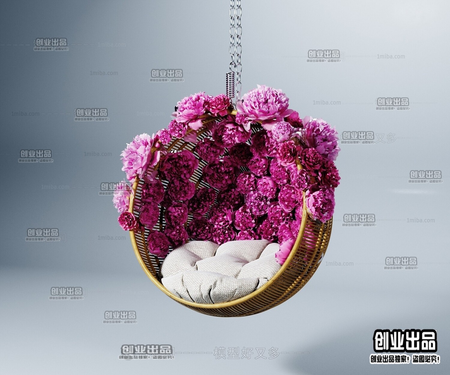 23 Hanging Chair 3d Models-Vray