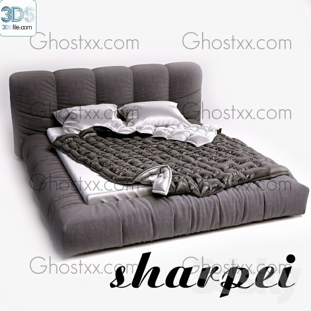 212 Bed 3d models Vol.16 - Vray