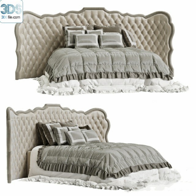 212 Bed 3d models Vol.16 - Vray