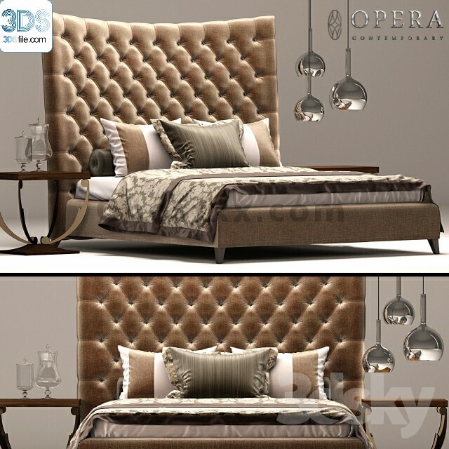 212 Bed 3d models Vol.16 - Vray