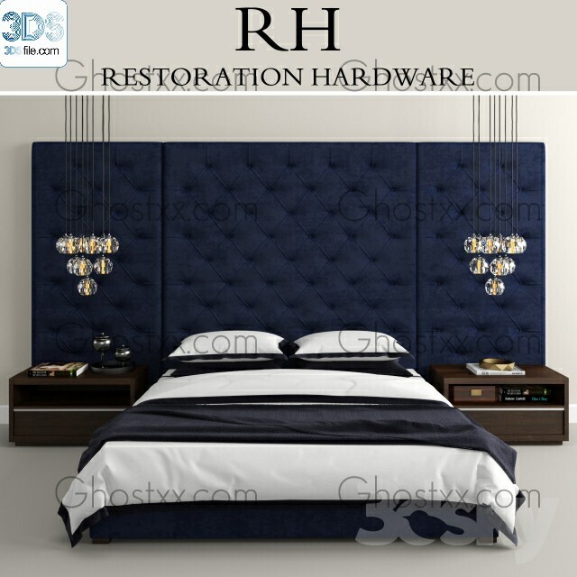 212 Bed 3d models Vol.16 - Vray