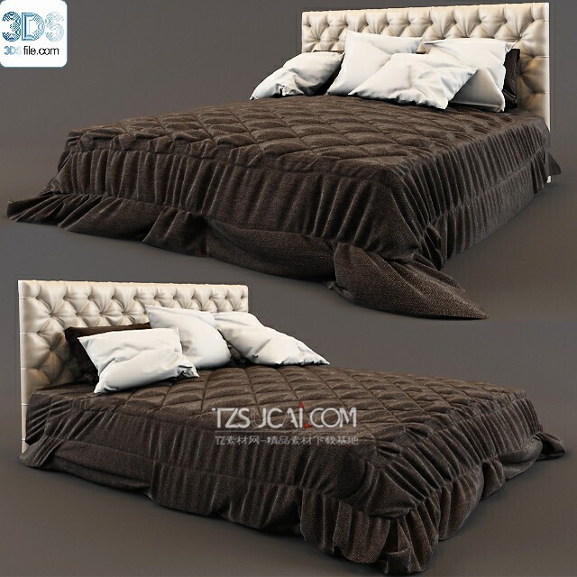 212 Bed 3d models Vol.16 - Vray