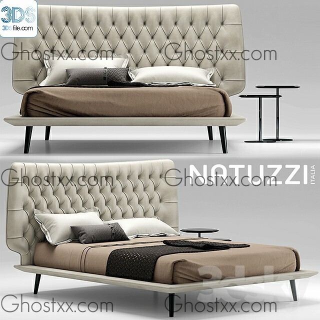 212 Bed 3d models Vol.16 - Vray