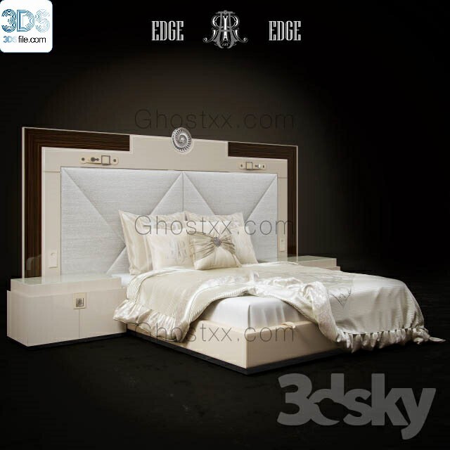 212 Bed 3d models Vol.16 - Vray