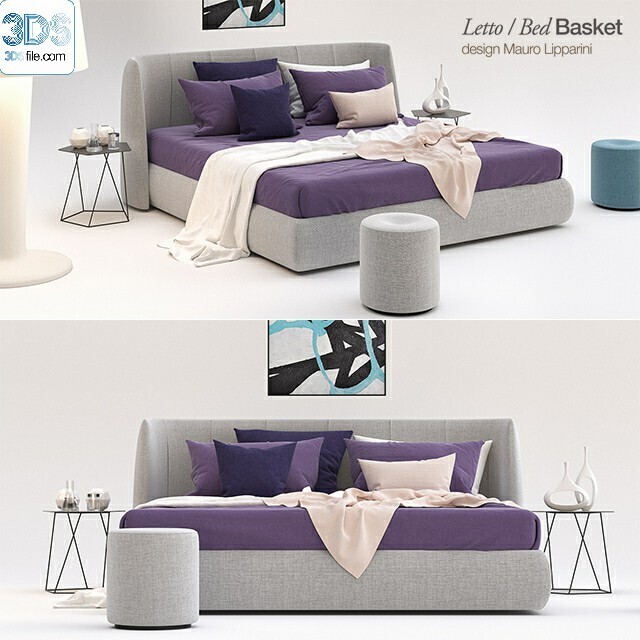 212 Bed 3d models Vol.16 - Vray