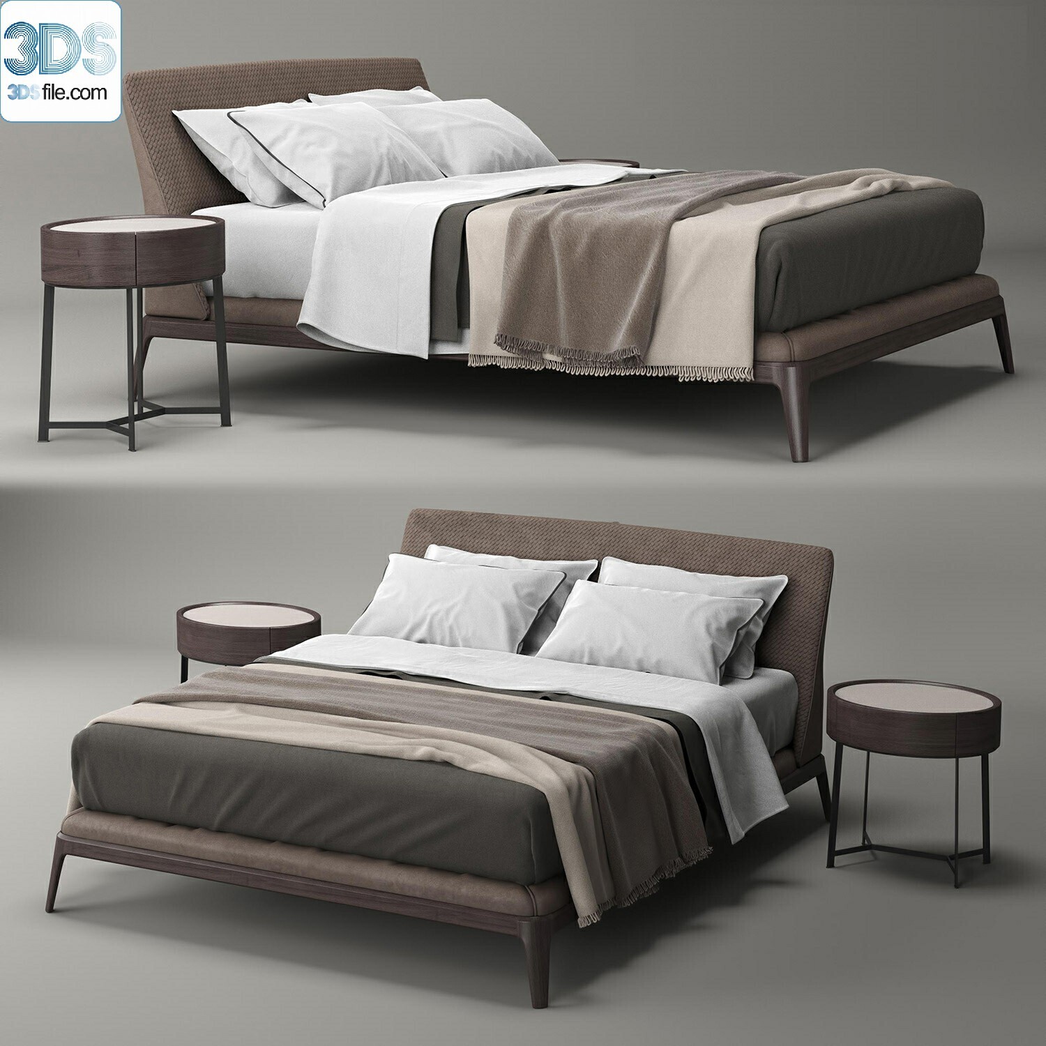 212 Bed 3d models Vol.16 - Vray