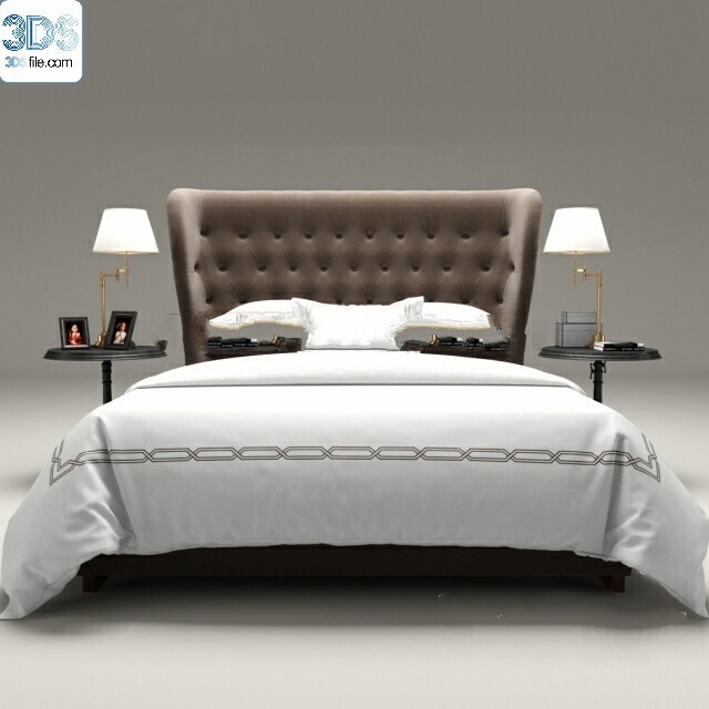 212 Bed 3d models Vol.16 - Vray