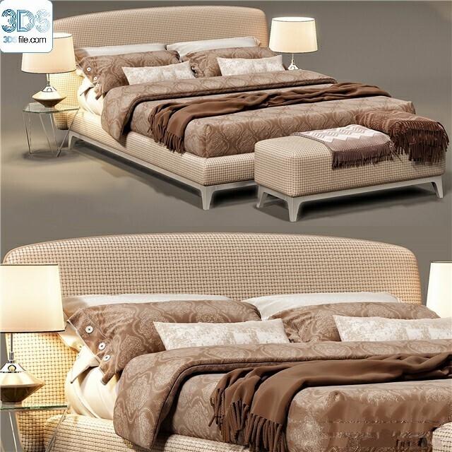 212 Bed 3d models Vol.16 - Vray