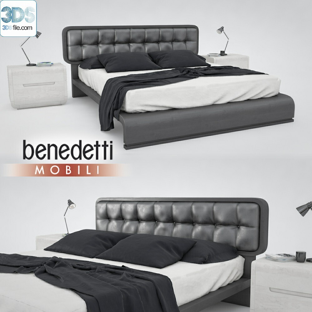 212 Bed 3d models Vol.16 - Vray