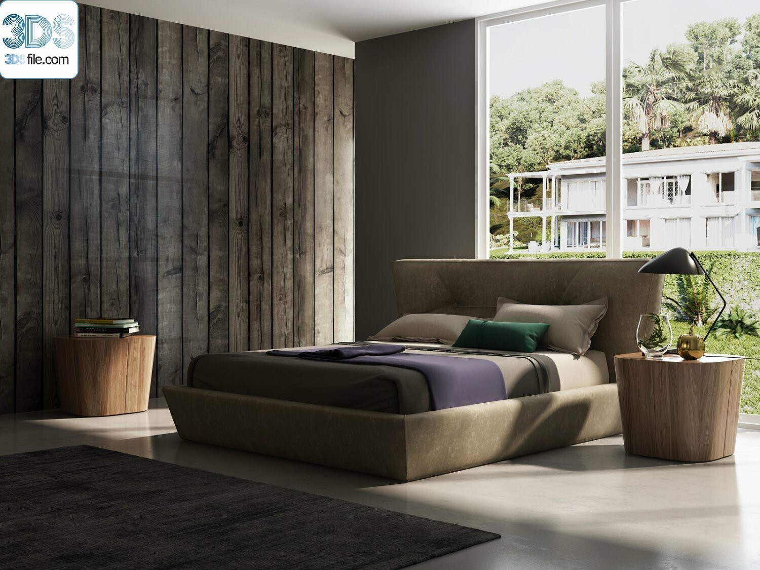 212 Bed 3d models Vol.16 - Vray